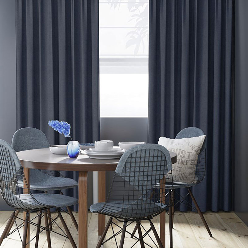 A House of Happiness Lagroon FR akoestische gordijnstof van 57% Recycled pet, 43% Polyester, 148 cm, verkrijgbaar in 14 kleuren.