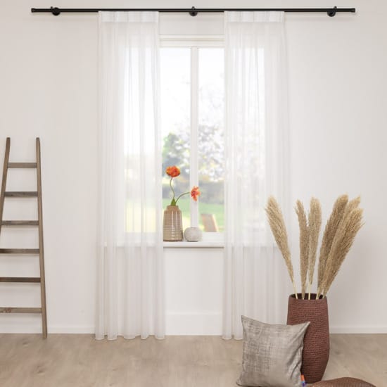 A House of Happiness Top Voile in de kleur Off white 11