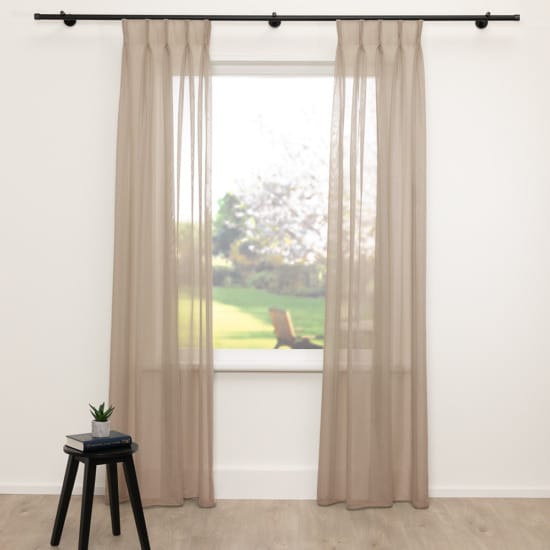 A House of Happiness Top Voile in de kleur Stro 16