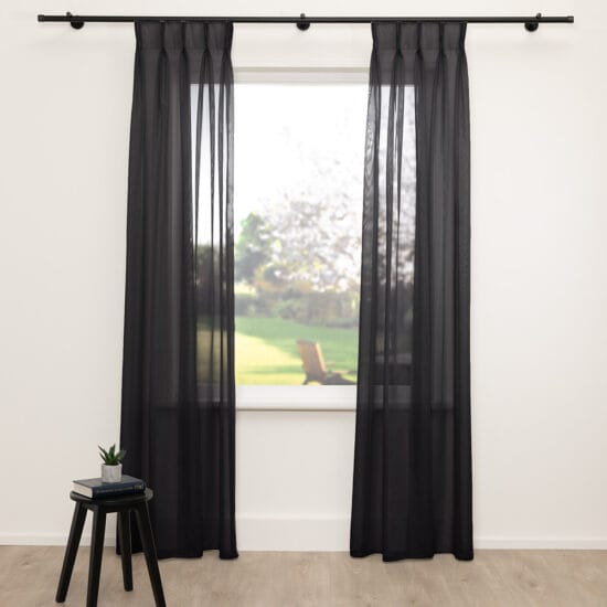 A House of Happiness Top Voile in de kleur Zwart 10