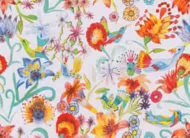 ADO Goldkante BIRDS SONG, kleur 583, stofstaal