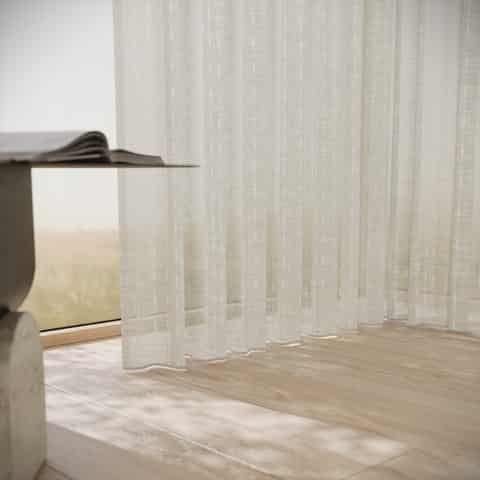 ADO Goldkante PURE WHITE PINSTRIPE, artikel 3301, kleur 110, stofdetail