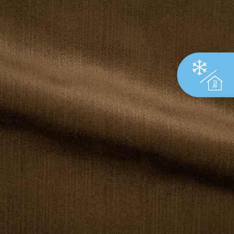 Cachet MEDINA, kleur 223015 CHOCOLATE, stofstaal