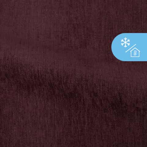 Cachet SIENA FR, kleur 225029 BORDEAUX, stofstaal