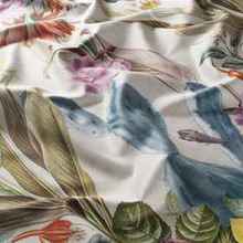 Carlucci Cosmic Flowers overgordijnstof in kleur CA1774/070