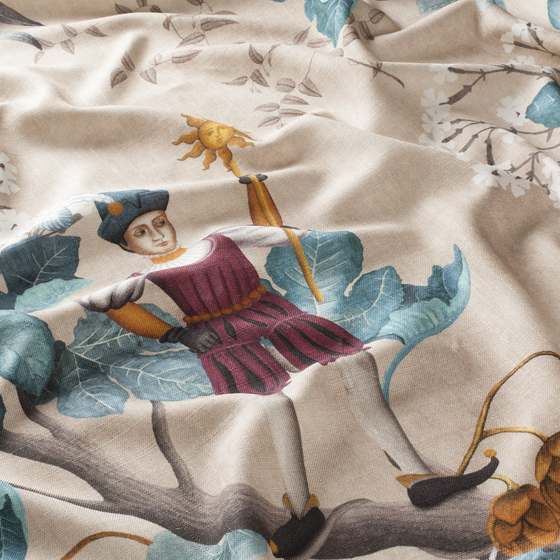 Chivasso Fairytale Forest overgordijnstof in kleur CH3147/070