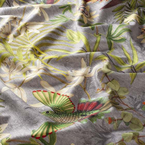 Chivasso Fantastic Birds overgordijnstof in kleur CH3042/040