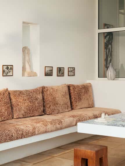 Etamine Arles toegepast in een interieur