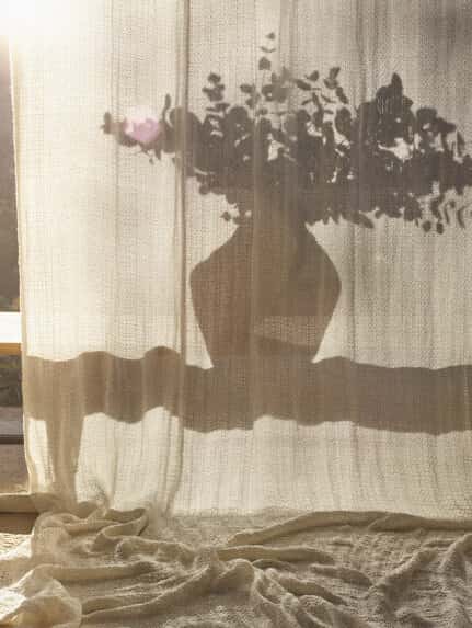 Etamine Blanc de lin RE interieurinspiratie Etamine Blanc de lin RE toegepast in een interieur