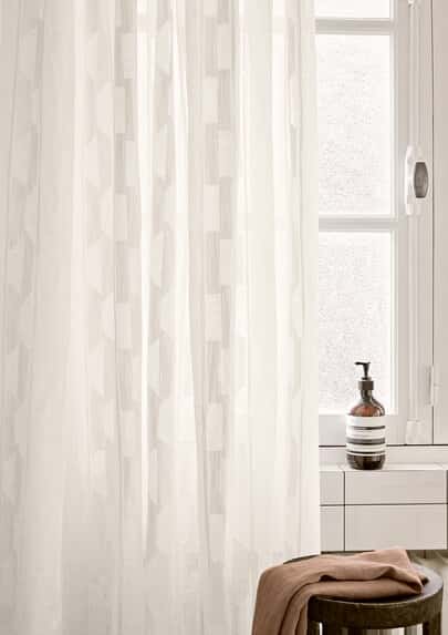 Etamine Chemin Blanc interieurinspiratie Etamine Chemin Blanc toegepast in een interieur