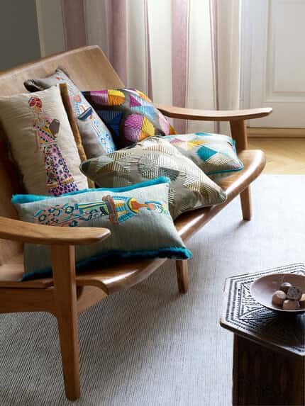 Etamine Edgar toegepast in een interieur