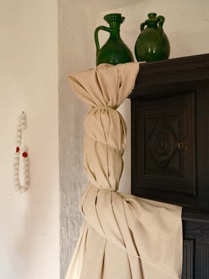 Etamine Fleur de laine RE toegepast in een interieur