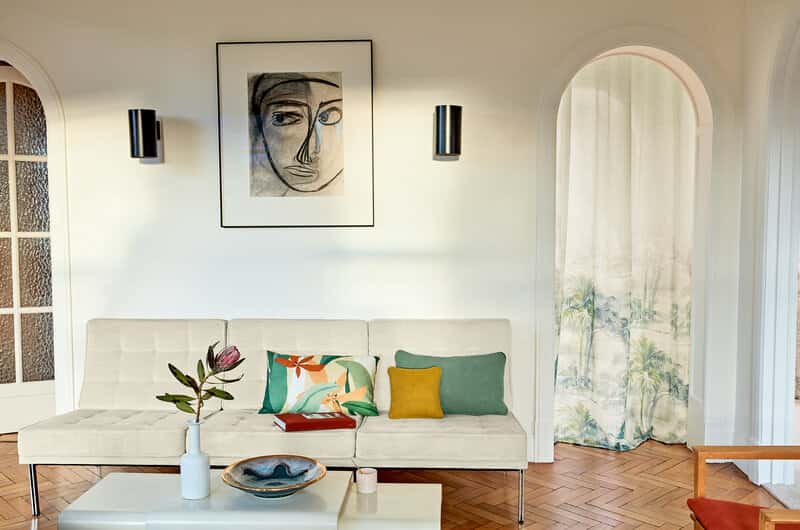 Etamine French Riviera toegepast in een interieur