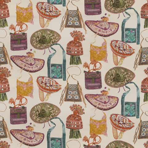 Etamine Kashan, kleur 128, stofstaal