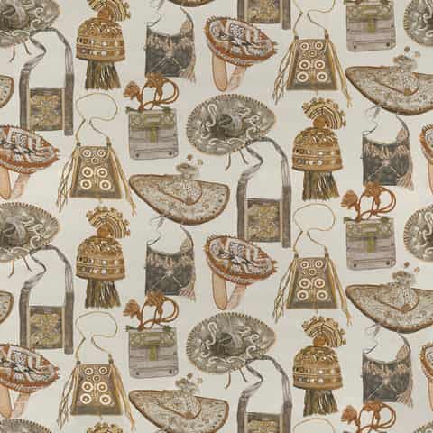 Etamine KASHAN, kleur 880, stofstaal