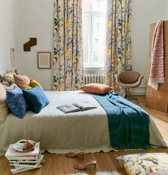 Etamine Le bouquet interieurinspiratie Etamine Le bouquet toegepast in een interieur