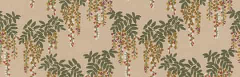 Etamine MONDE BOTANIQUE, kleur 715, stofstaal