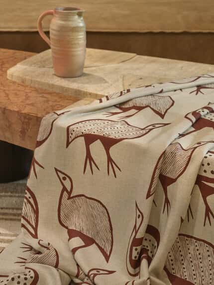 Etamine Roussette toegepast in een interieur