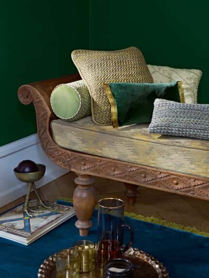 Etamine Tozer toegepast in een interieur