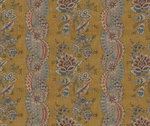 Hodsoll McKenzie HIGHGATE FLORAL RE, kleur 155, stofstaal