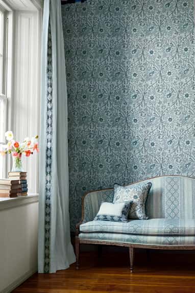 Hodsoll McKenzie Kingsley Indienne toegepast in een interieur