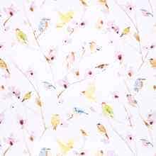 JAB Anstoetz Birds overgordijnstof, kleur 1-8816/060