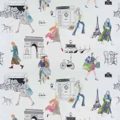 JAB Anstoetz City Fever overgordijnstof, kleur 1-8867/050