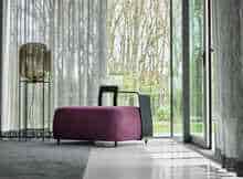 Kobe Amarant FR toegepast in een interieur