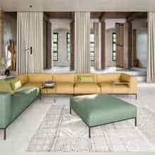 Kobe Barium FR toegepast in een interieur