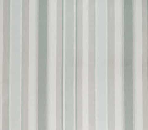 Laura Ashley AWNING STRIPE gordijnstof in de kleur Smoke Green