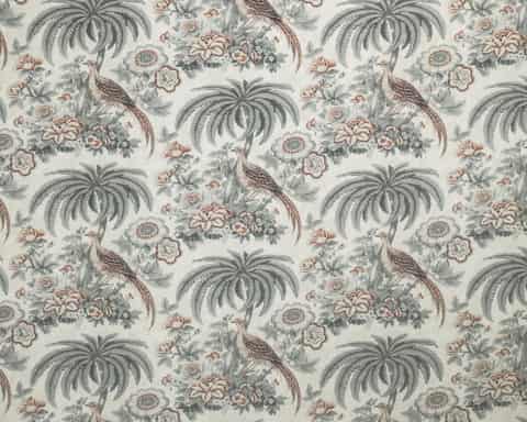 Laura Ashley BURDETT gordijnstof in de kleur Slate