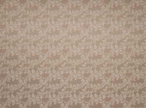 Laura Ashley BURNHAM WOVEN gordijnstof in de kleur Truffle