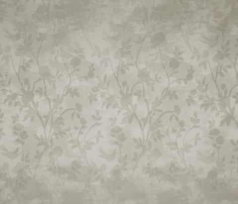 Laura Ashley EGLANTINE SILHOUETTE WOVEN gordijnstof in de kleur White Sands