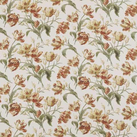 Laura Ashley GOSFORD gordijnstof in de kleur Gold