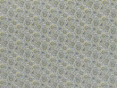 Laura Ashley PAINSWICK PAISLEY gordijnstof in de kleur Newport Blue