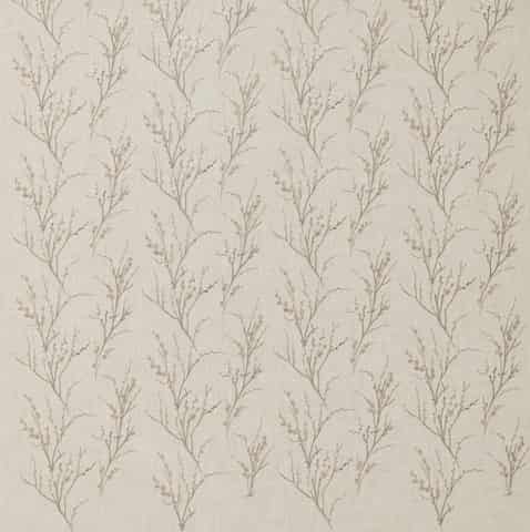 Laura Ashley PUSSY WILLOW EMBROIDERY gordijnstof in de kleur Blush
