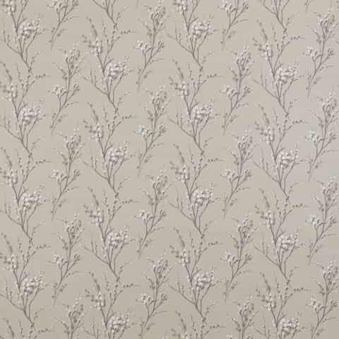 Laura Ashley PUSSY WILLOW gordijnstof in de kleur Natural