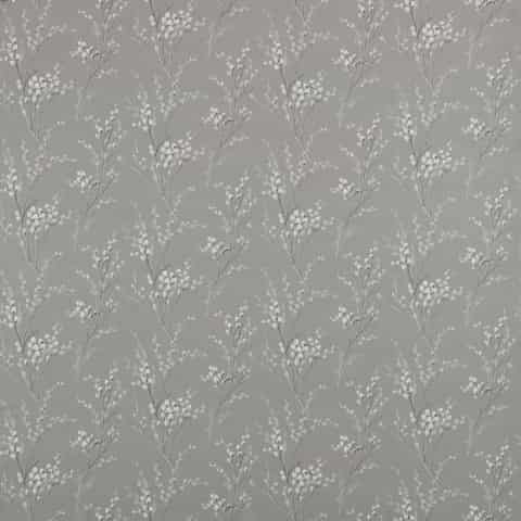 Laura Ashley PUSSY WILLOW gordijnstof in de kleur Steel