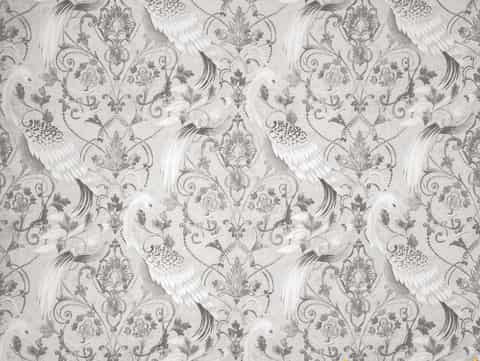Laura Ashley TREGARON gordijnstof in de kleur Silver