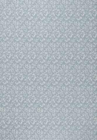 Laura Ashley WILLOW LEAF CHENILLE gordijnstof in de kleur Pale Sea Spray