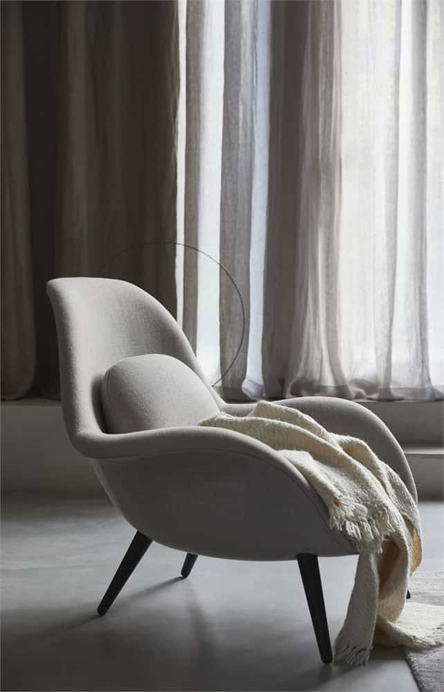 Toppoint EVISA VOILE sfeerbeeld Toppoint EVISA VOILE toegepast in een interieur