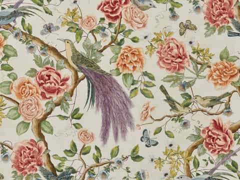 Travers AUDUBON GARDEN, kleur 375, stofstaal