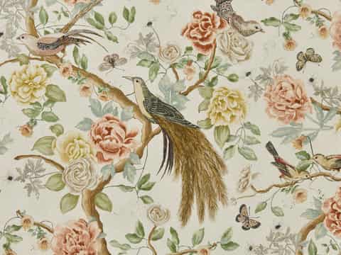 Travers AUDUBON GARDEN, kleur 464, stofstaal