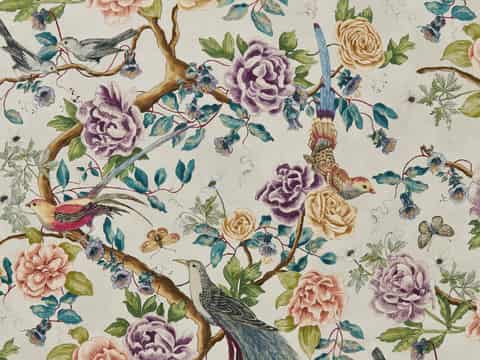 Travers AUDUBON GARDEN, kleur 476, stofstaal
