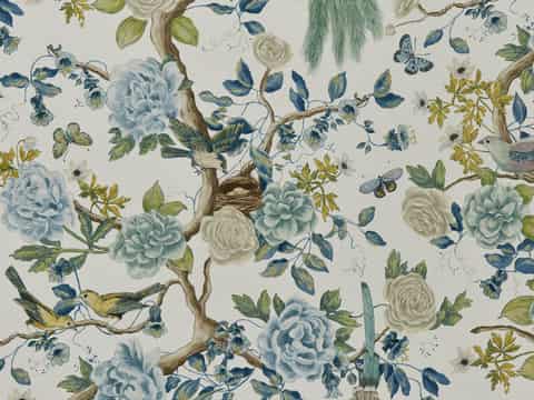 Travers AUDUBON GARDEN, kleur 576, stofstaal