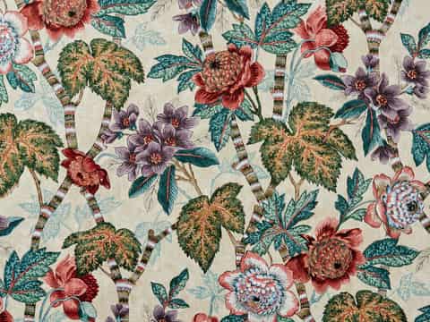Travers CAPE FLORAL, kleur 367, stofstaal