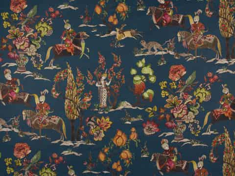 Travers OTTOMAN RIDERS, kleur 526, stofstaal