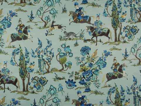 Travers OTTOMAN RIDERS, kleur 964, stofstaal