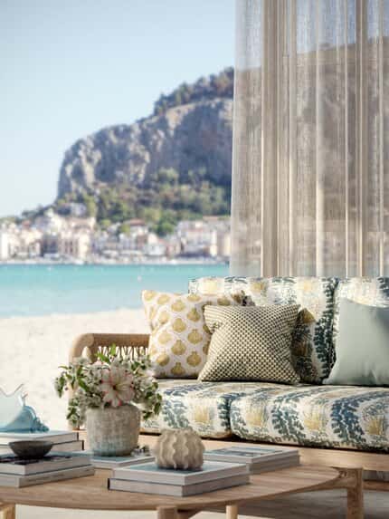 Travers Rambling Vine toegepast in een interieur