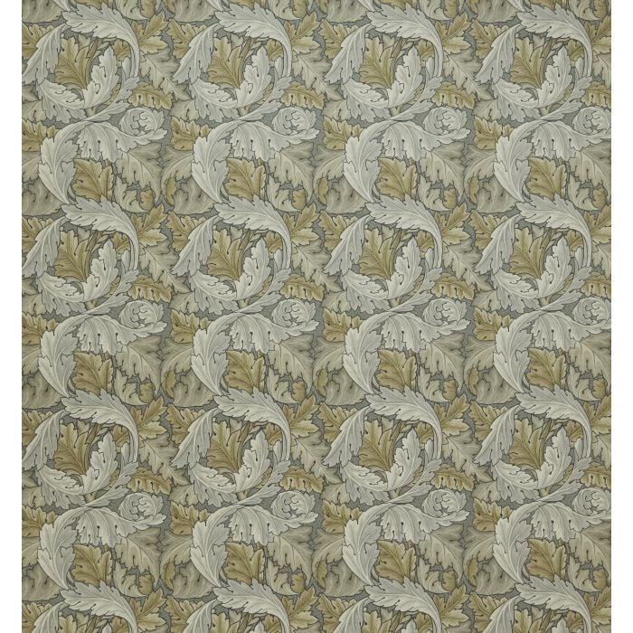 ACANTHUS VELVET — Flint (Kelmscott Gardens Vol 1) William Morris At Home ACANTHUS VELVET, kleur Flint, Kelmscott Gardens Vol 1